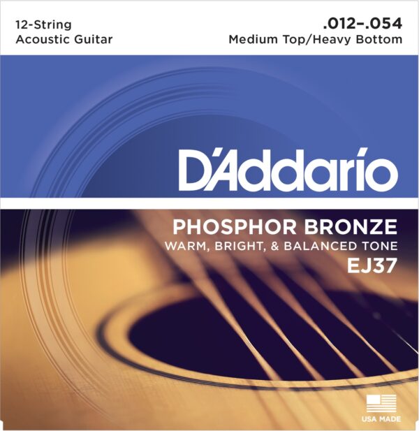 D'Addario Fretted EJ37 012 - 054 (12-Strängset)