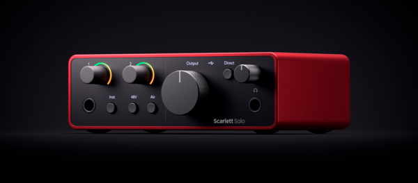 Focusrite SCARLETT4 SOLO 2-in, 2-out interface