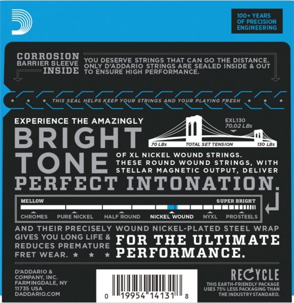 D'Addario Fretted EXL130 008 - 038 - Bild 2