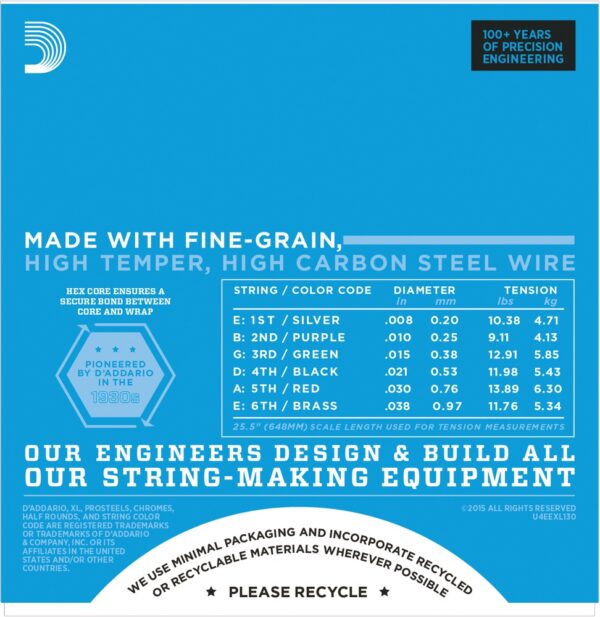 D'Addario Fretted EXL130 008 - 038 - Bild 4