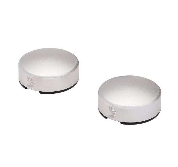 D'Addario Accessories PW-FST-02S Footswitch topper, 2-pack, Silver