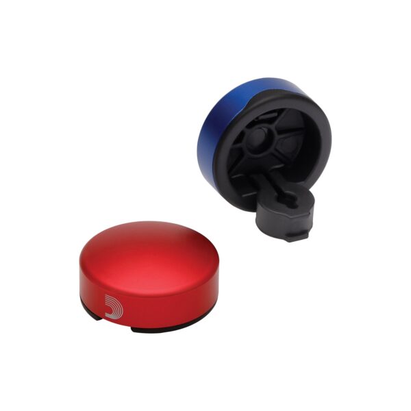 D'Addario Accessories PW-FST-02BURD Footswitch topper, 2-pack, 1/Blue,1/Red - Bild 4