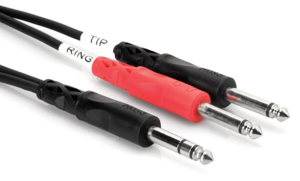 HOSA STP-201 Insert Cable TRS-Dual TS 1m - Bild 2