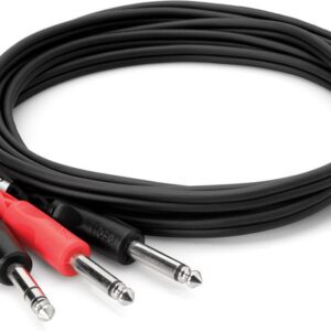 HOSA STP-201 Insert Cable TRS-Dual TS 1m