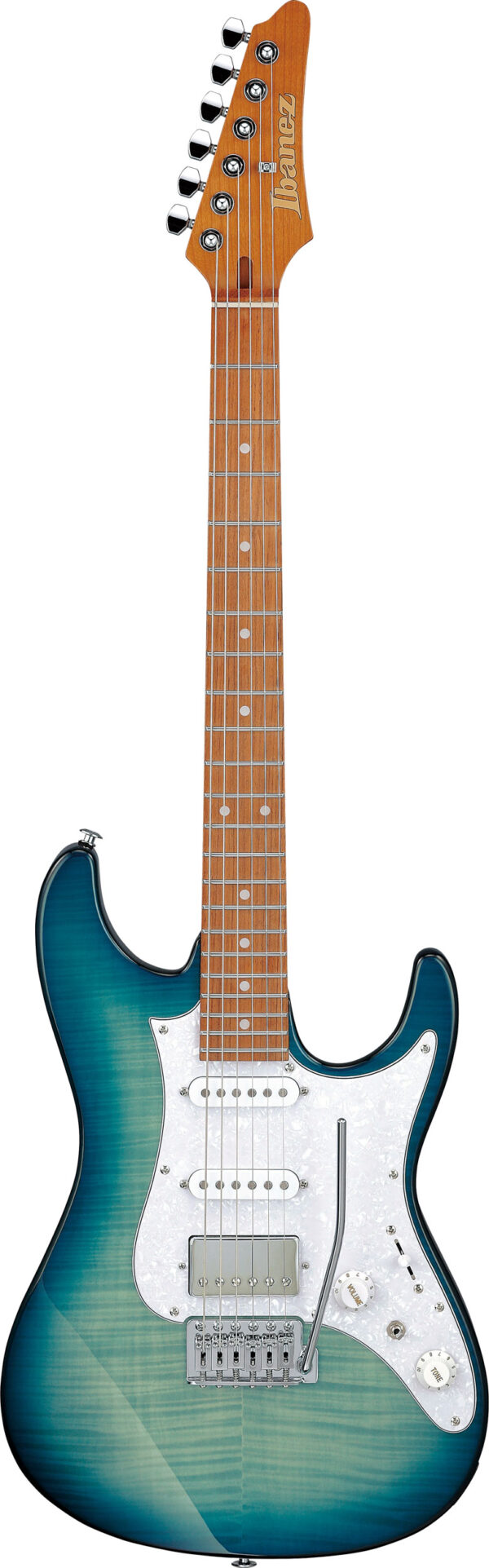 Ibanez AZ22S1F-TXB Elgitarr AZ Standard, Transparent Turquoise Burst - Bild 2