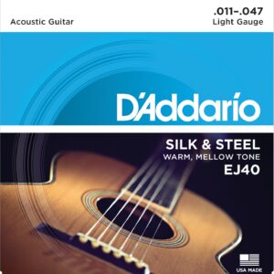 D'Addario Fretted EJ40 Silk & Steel 011-047