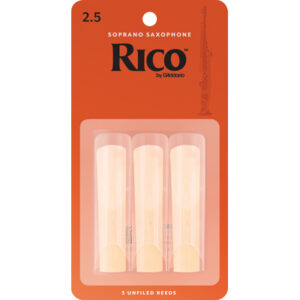 D'Addario Woodwinds RIA0325 Rico Sopran-sax 3-p. 2.5