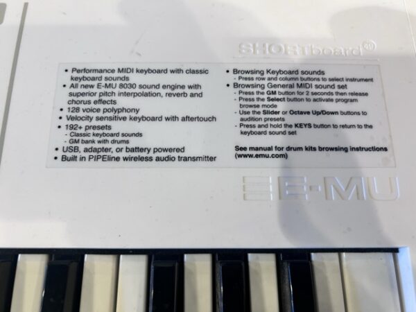 E-Mu Shortboard - Synth/Controller - Bild 6
