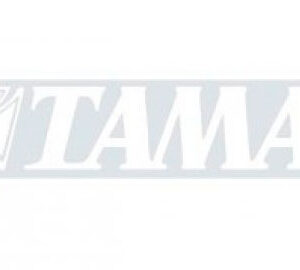 Tama TLS100WH Tama logo dekal, White